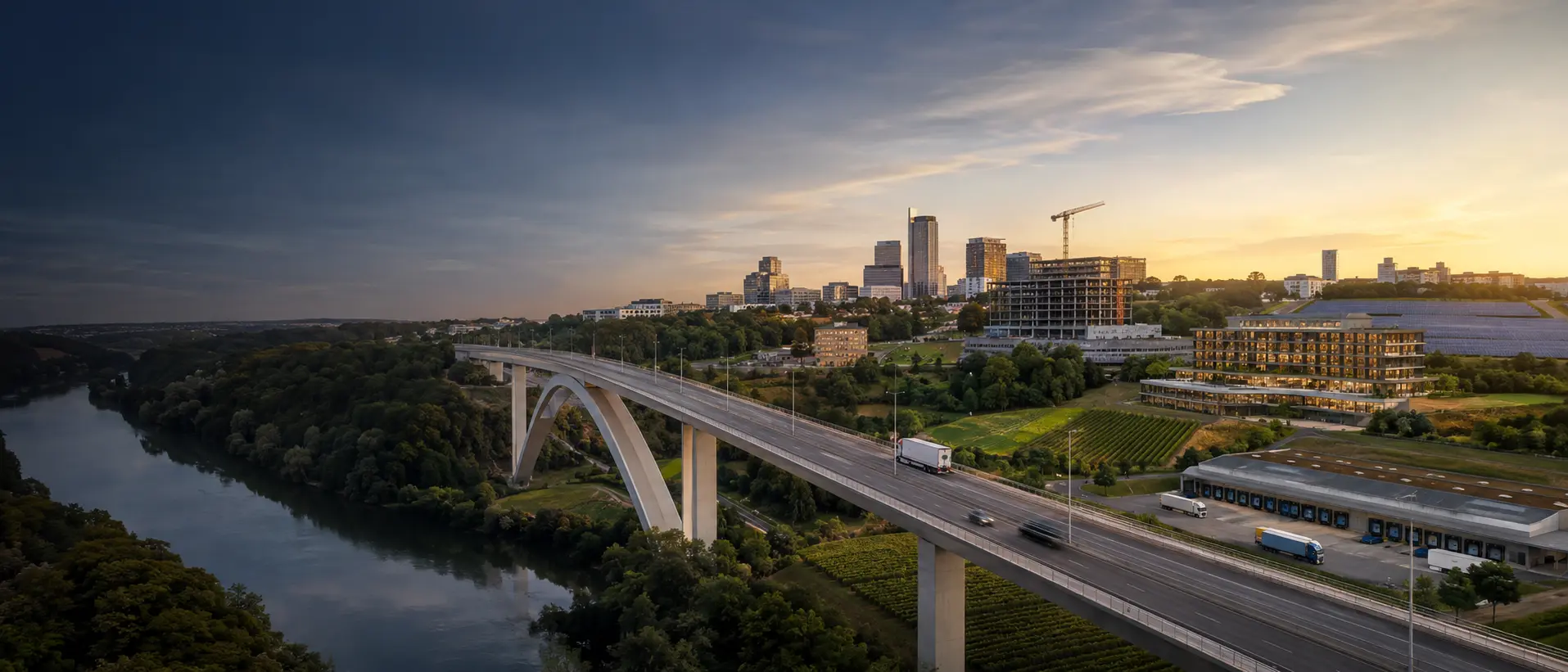 Connected infrastructure, agriculture, hospitality and logistics landscape